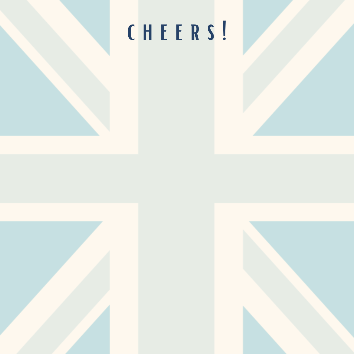 4 x 4 Inches Vintage Blue Union Jack Notepad