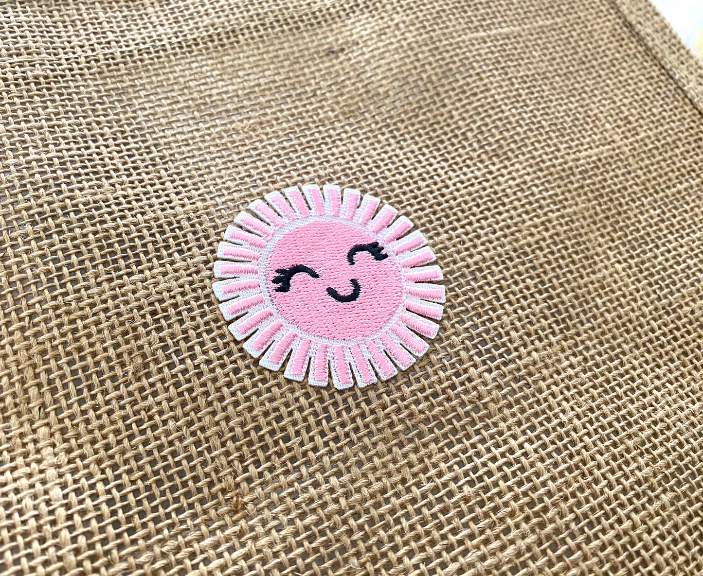 Choose Joy Burlap Tote