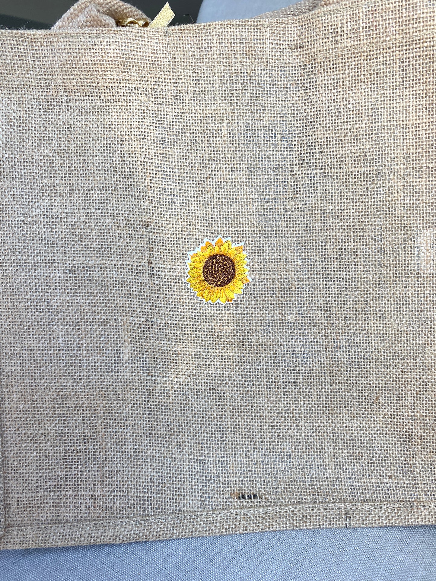 Clever Fox Burlap Bag