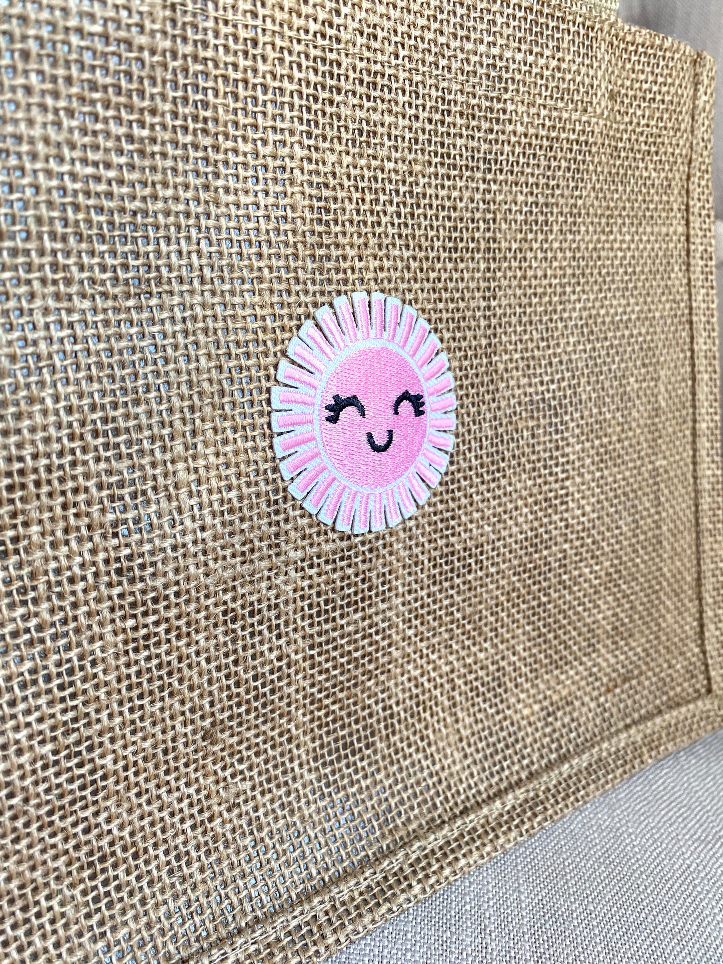 Joy Calling Burlap Tote with Scarf