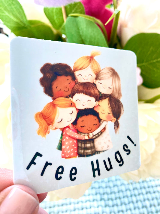 Free Hugs Sticker