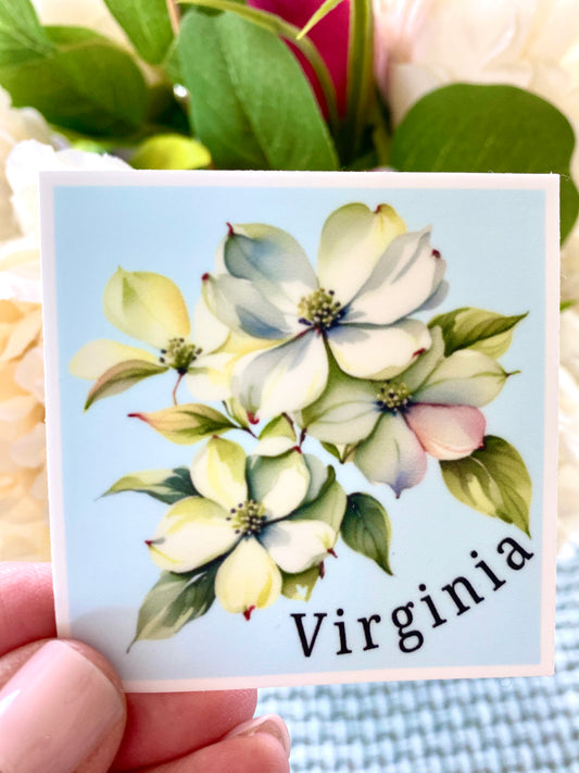 Virginia Dogwood Sticker