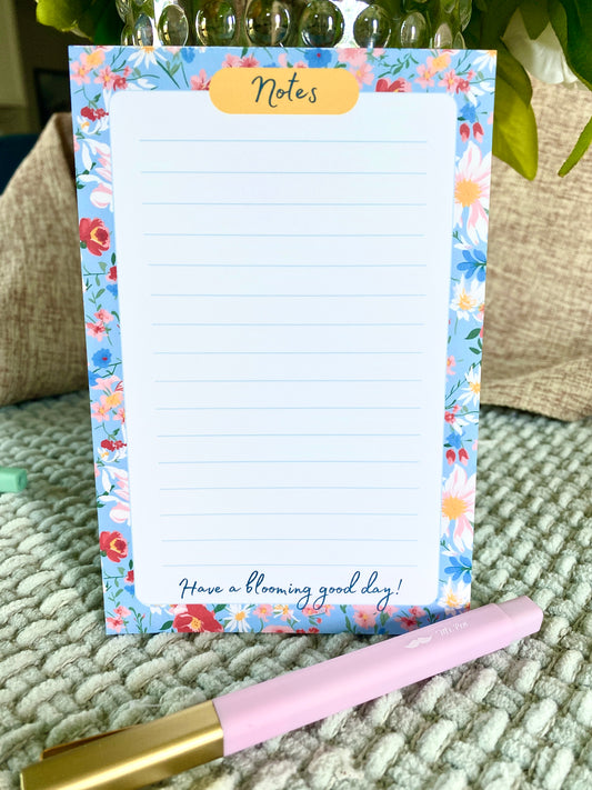 Blooming Good Day Notepad