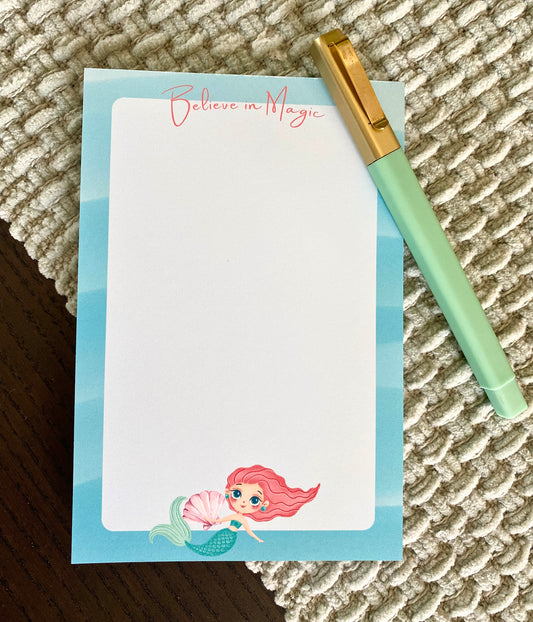 Believe in Magic Mermaid Notepad