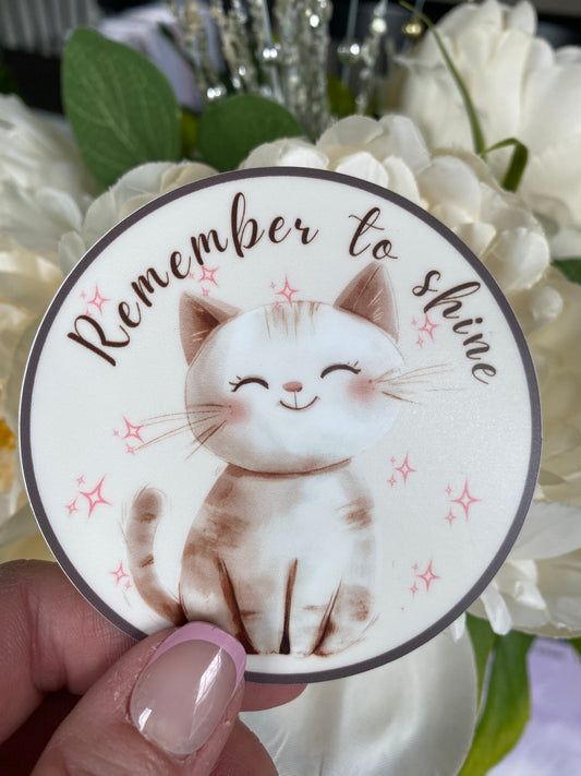 Remember to Shine Sticker