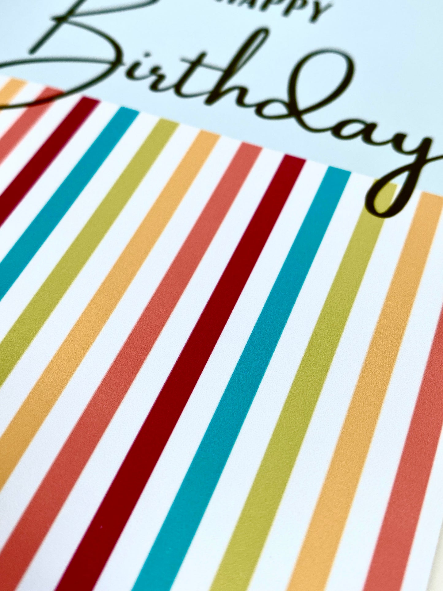 Birthday Stripes