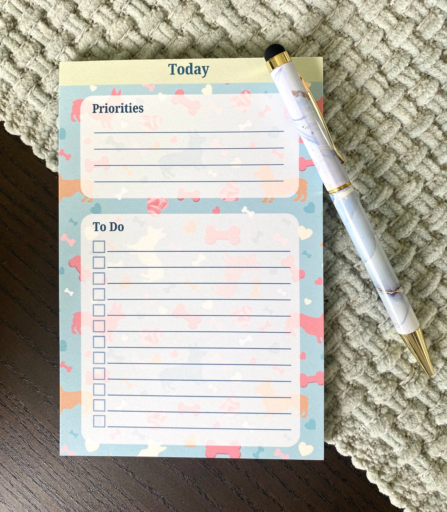4 x 6 Inch Puppy Dog Planner