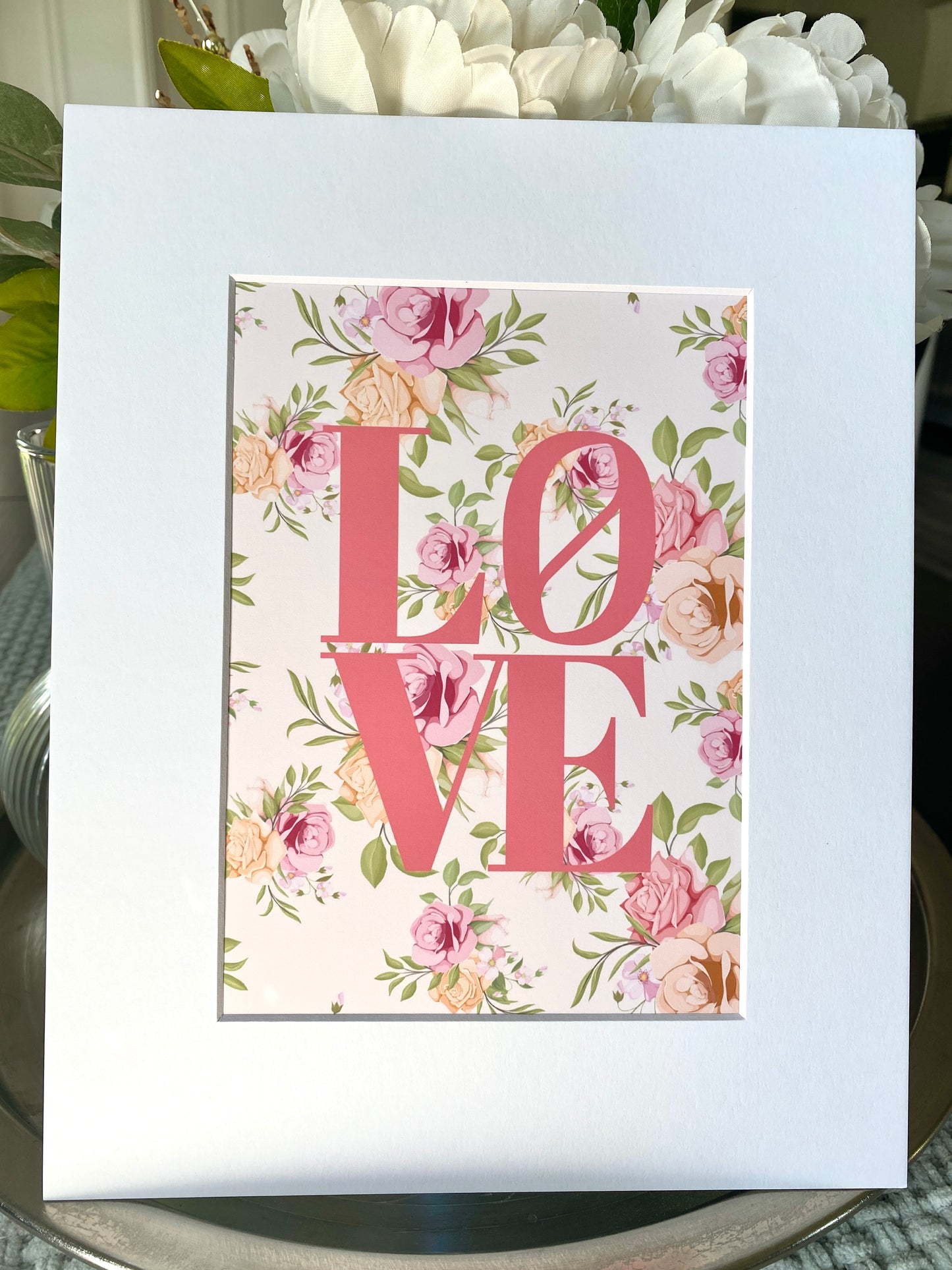 Shabby Chic Inspired Love Art Print