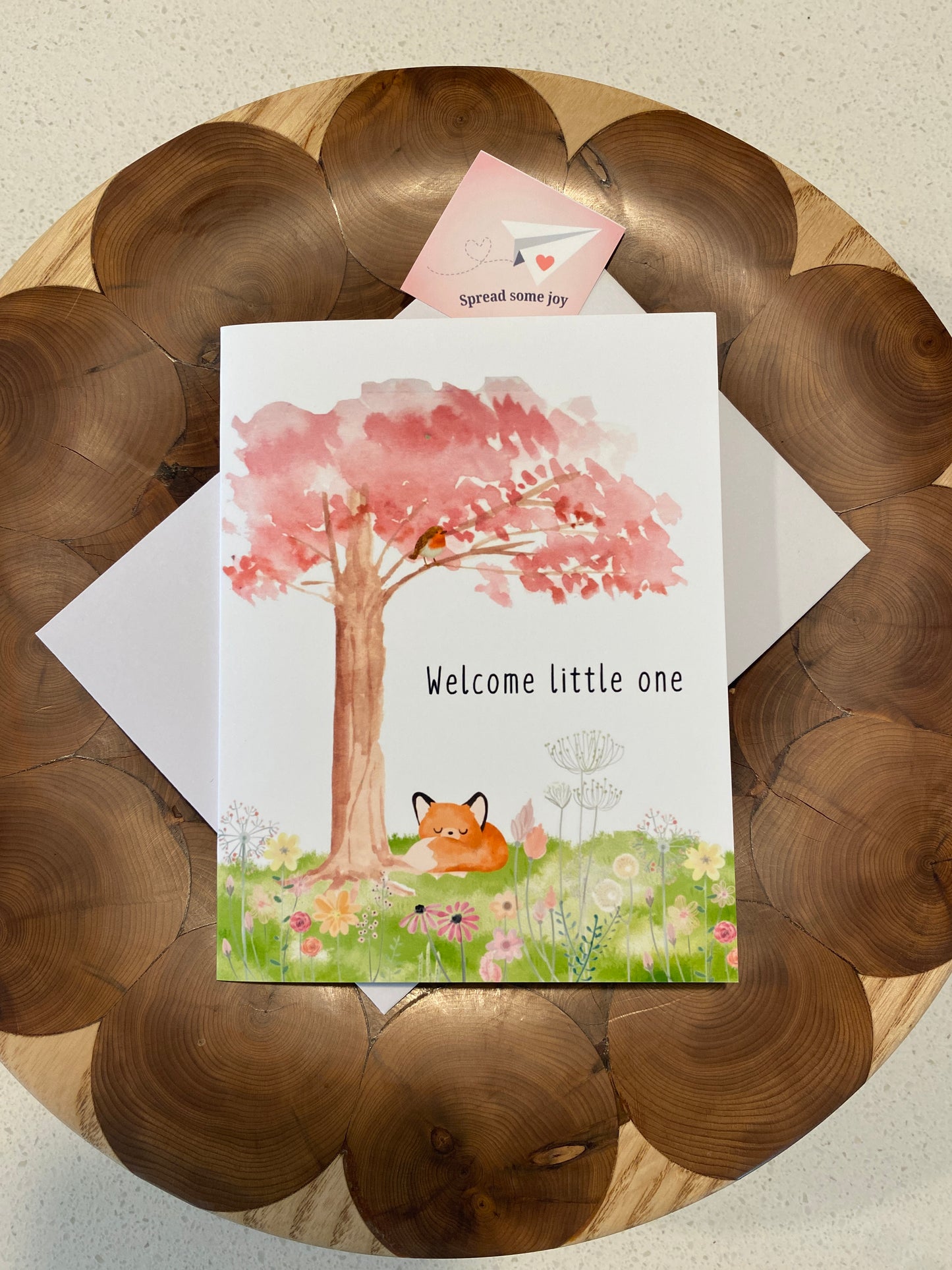 Welcome Little Fox Under the Tree