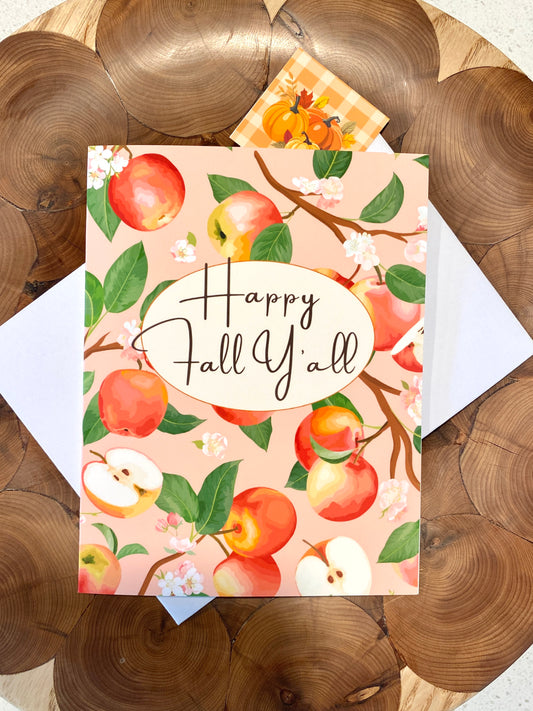Happy Fall Y'all Greeting Card