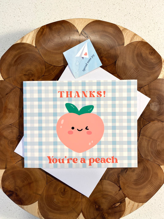 Thanks! You're a Peach