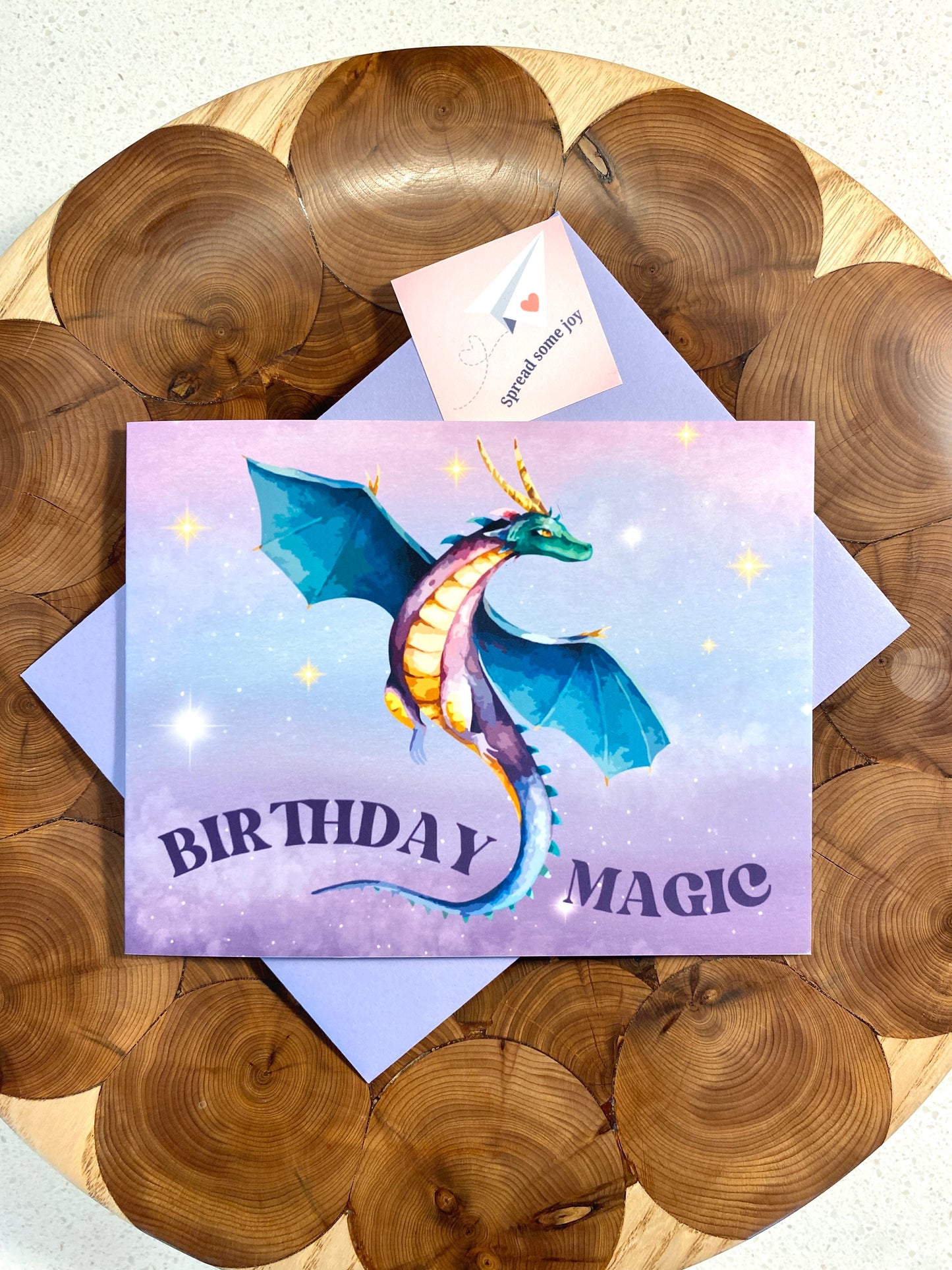 Birthday Magic Dragon (Landscape)