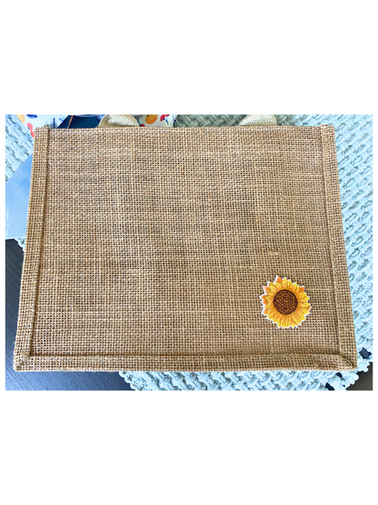Burlap Tote - Love